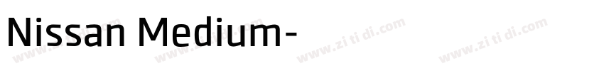 Nissan Medium字体转换